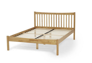 Serene Alice Honey Oak Opal White Hevea Wooden Bed 3FT 4FT Double 5FT 6FT (6677628780718)