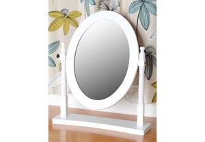 Seconique Contessa Antique Pine and White Dressing Table Mirror (5762167832742)