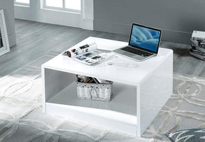 Julian Bowen Manhattan White High Gloss Coffee Table (5644600475814)