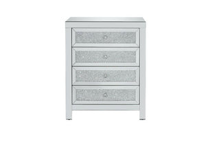 Birlea Vienna Mirrored Glass with Crystal 4 Drawer Chest and 6 Drawer Chest (5600490029222)