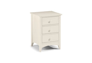 Julian Bowen Cameo 3 Drawer Bedside Table/Nightstand/Bedside Cabinet Chest (6563801465006)