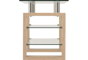 Seconique Milan Light Charcoal and Sonoma Oak Effect TV Unit (5769036300454)