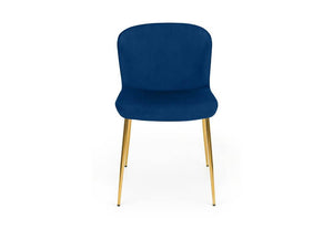 Julian Bowen Harper Dusky Pink, Grey & Blue Velvet Set of 6 Dining Chairs (7582868406446)
