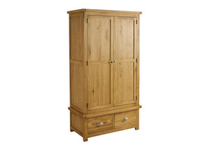 Birlea Woburn Solid Oak/Oak Veneers Wardrobe (5600560611494)
