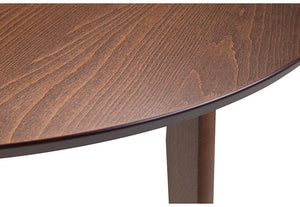 Julian Bowen Farringdon Walnut Circular Dining Table (5801667952806)