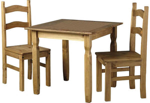 Seconique Rio Distressed Waxed Pine Dining Set (5719877615782)