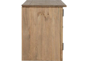 Seconique Panama Natural Wax 2 Door 1 Shelf Flat Screen TV Unit (5759289393318)