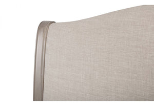 Julian Bowen Camille Solid Oak Fabric Upholstered Bed 4FT6 Double 5FT King Size (5641538338982)