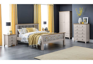 Julian Bowen Richmond Solid Oak High Foot End Wooden Bed 4FT6 Double 5FT King (5644964790438)