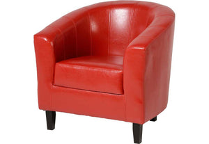 Seconique Tempo Dark Brown,Grey,Mustard,Petrol Blue, Red & Sand Fabric Tub Chair (5727871467686)