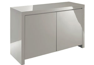 LPD Furniture Puro High Gloss White, Charcoal, Cream and Stone Sideboard (6167978705070)