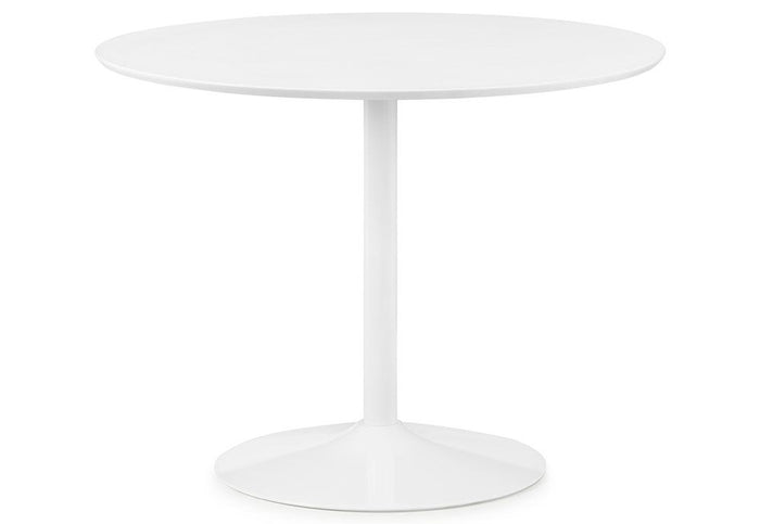 Julian Bowen Blanco Pure White Round Pedestal Table
