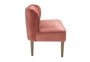 LPD Furniture Bella Blue Grey Pink Blue Grey Pink Fabric 1 Seater 2 Seater Chair (6556885254318)