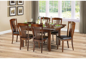 Julian Bowen Canterbury Mahogany Extending Dining Table (5801746399398)