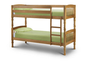 Julian Bowen Lincoln Antique Pine Bunk Bed (6665937879214)