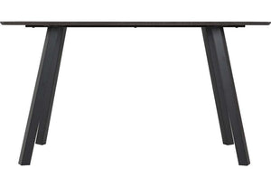 Seconique Berlin Black Wood Grain/Black Dining Table (5718931734694)