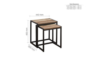 Birlea Urban Nest of Tables (5596205744294)
