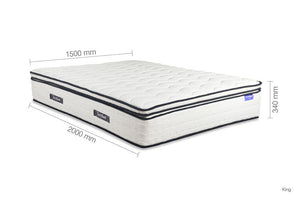 Birlea Sleepsoul Space 2000 Pocket Sprung Boxtop Small Double 4FT6 Double King (5786174750886)