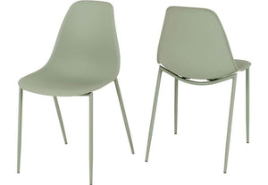 Seconique Lindon Green, Grey, Pink and White Dining Chair (5781203157158)