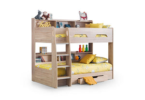 Julian Bowen Orion Sonoma Oak, White, Grey Oak Bunk Bed (5638992298150)