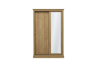 LPD Devon Oak/White, Oak/Charcoal & Oak 2 Door Sliding Wardrobe (6169253642414)