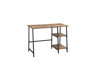 Birlea Urban Rustic Wood Effect with Black Metal Frame Study Desk (5596213477542)