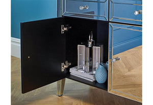 Birlea Valencia Mirrored Bevelled Glass 2 Drawer 2 Door Sideboard (5596239921318)