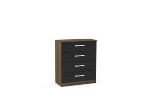 Birlea Lynx High Gloss 4 Drawer Chest, 5 Drawer Chest and 6 Drawer Chest (5600455819430)