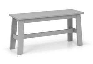 Julian Bowen Kobe Grey Rectangular Bench (5805942112422)