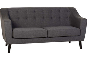 Seconique Ashley Dark Grey 1 Seater 2 Seater 3 Seater Fabric Upholstered Sofa (5733902287014)