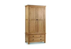 Julian Bowen Marlborough Waxed Oak 2 Door, 3 Door and 2 Door 2 Drawer Wardrobe (6570247684270)