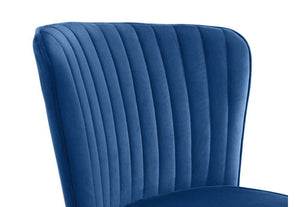 Julian Bowen Cannes Grey & Blue Velvet Dining Chair (7582858707118)