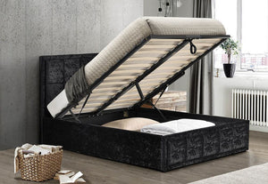 Birlea Hannover Upholstered Fabric Ottoman Bed Small Double, Double and King (5597527539878)