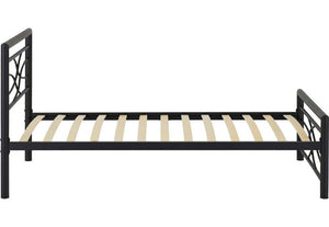 Seconique Kelly Black Metal Bed 3FT Single - 90cm 4FT6 Double - 135cm (5674849796262)
