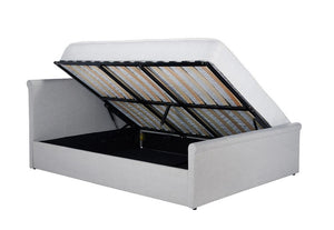 Birlea Stratus Grey Upholstered Ottoman Bed Small Double, Double & King (5597516333222)