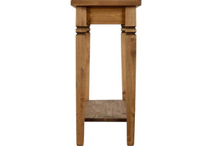 Seconique Salvador Distressed Waxed Pine Tile Top Console Table (5759183257766)