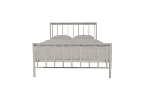 LPD Furniture Bellini Silver Metal Bed 4FT6 Double 5FT King Size (6556890333358)