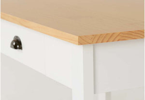 Seconique Ludlow White with Oak Lacquer Coffee Table (5747541639334)