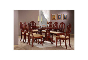 OSD Zenica Solid Rubberwood Mahogany Dining Chair (7622584041646)