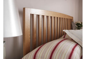 Serene Thornton Oak Wooden Bed 3FT Small Double 4FT6 5FT King 6FT (6678472786094)