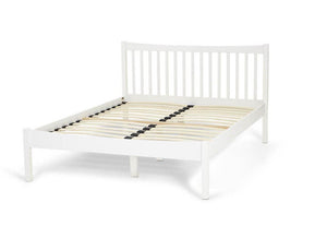 Serene Alice Honey Oak Opal White Hevea Wooden Bed 3FT 4FT Double 5FT 6FT (6677628780718)